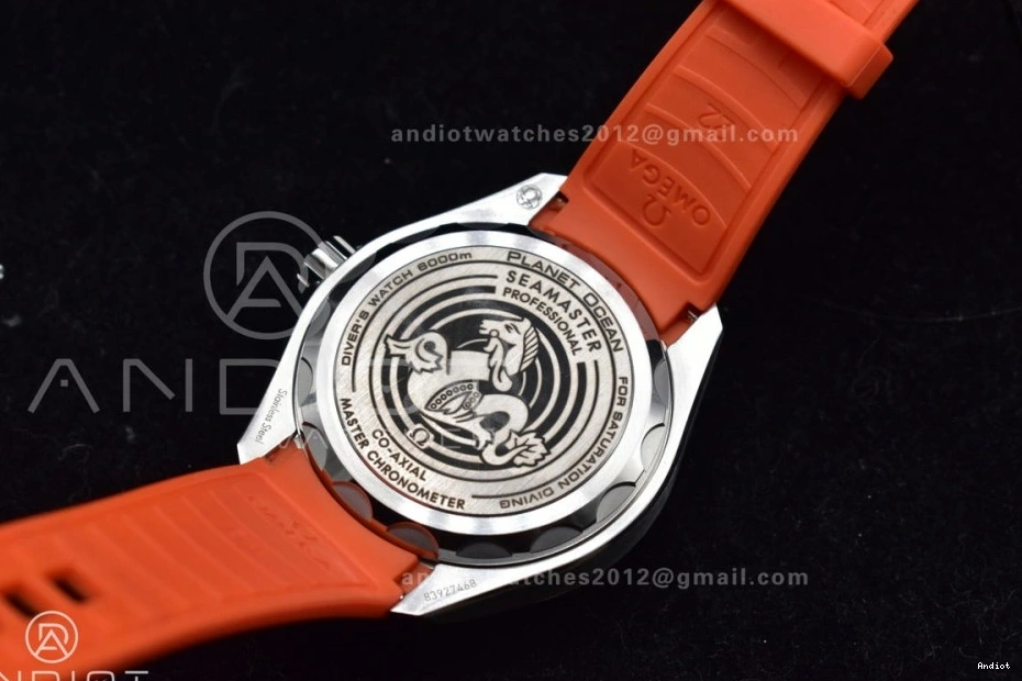 Edition on Ceramic Rubber A2824 Dial SS Gray 1:1 Black Orange 6000M Bezel Strap Deep Seamaster Ultra Best TF 1229